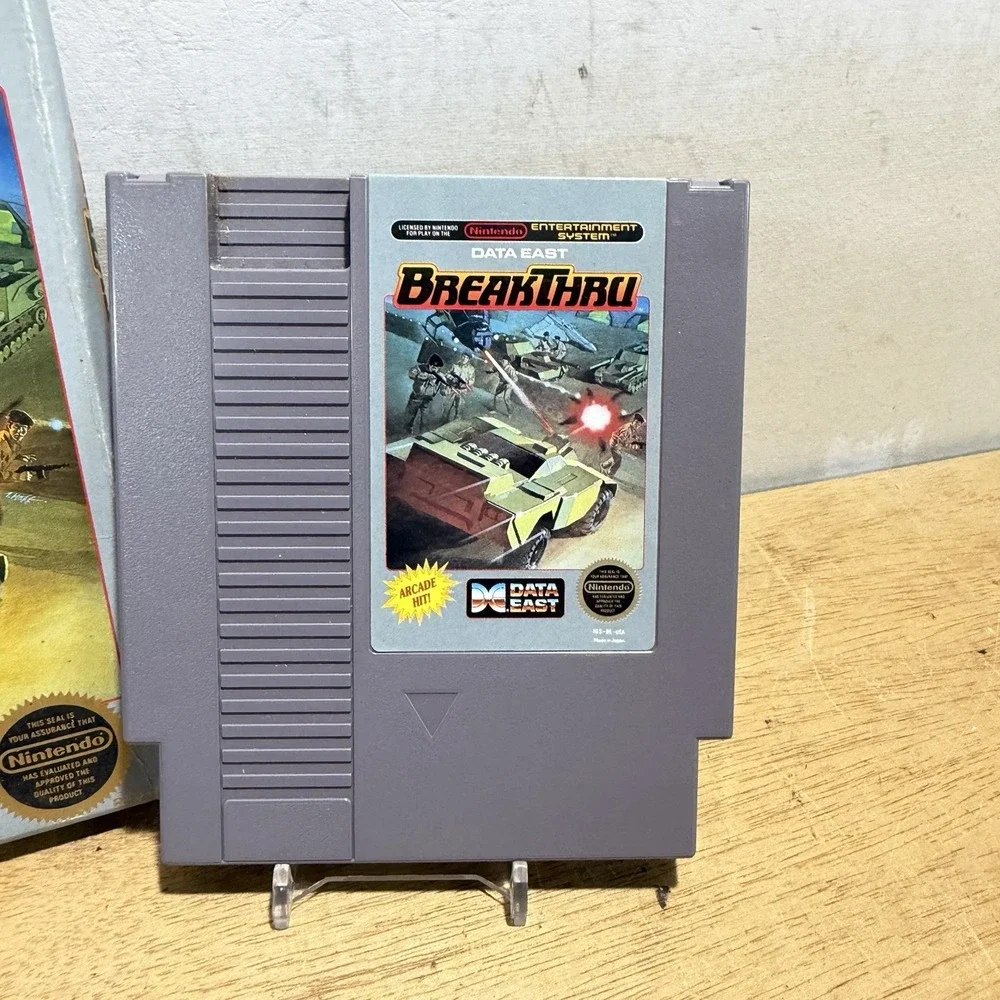 BreakThru NES Nintendo Entertainment System 1987 Data East W/ Box Tested